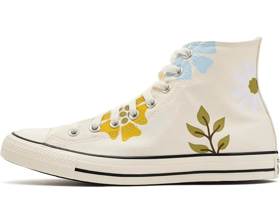 Кроссовки Converse Chuck Taylor All Star Retro Florals высокие с цветочным принтом