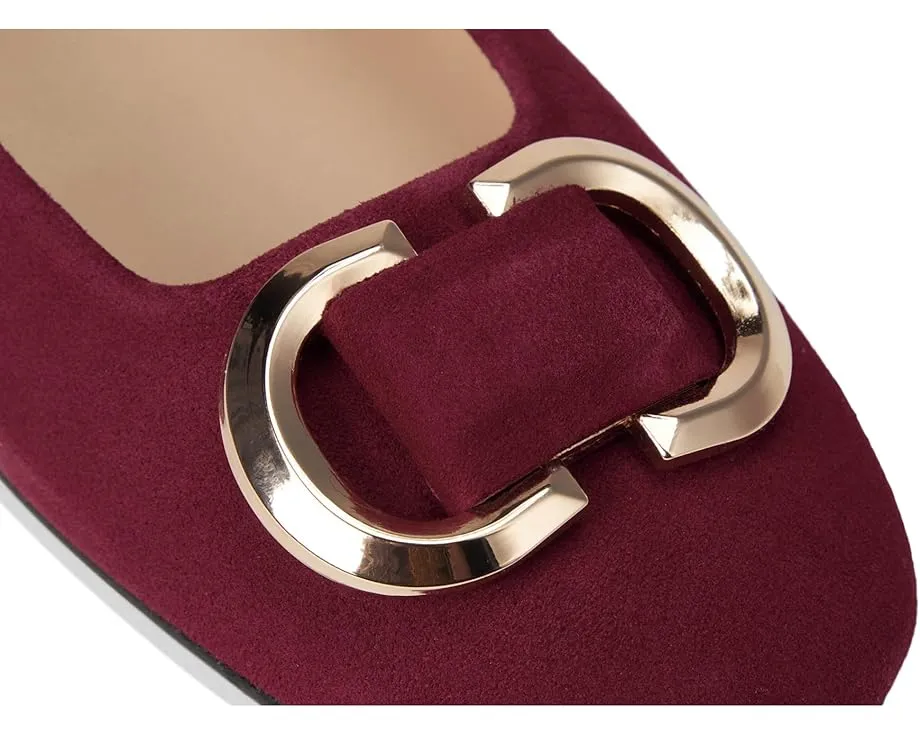 Туфли French Sole Pamela на невысоком каблуке из замши