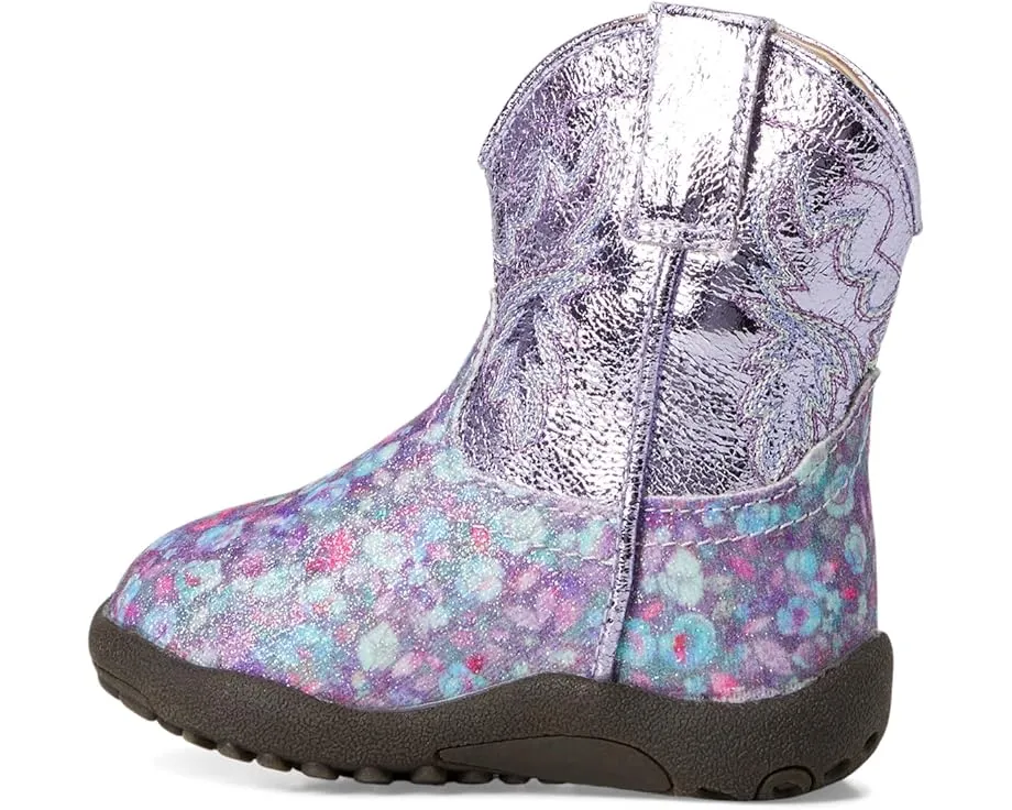 Roper Kids Ботильоны Cowbabies Glitter Bloom для девочки с блестками