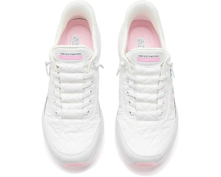 Skechers кеды Contour Foam Cozy Fit Timeless Heart Hands Free Slip-ins с сердечками