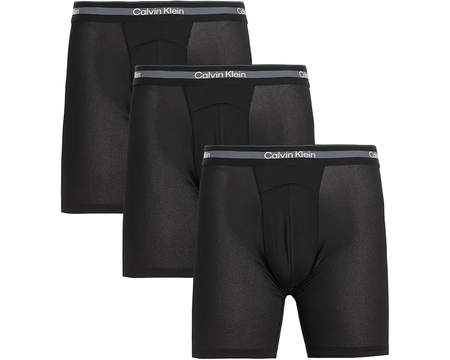 Боксеры Calvin Klein Underwear Icon Active Mesh Long 3 шт удлиненные