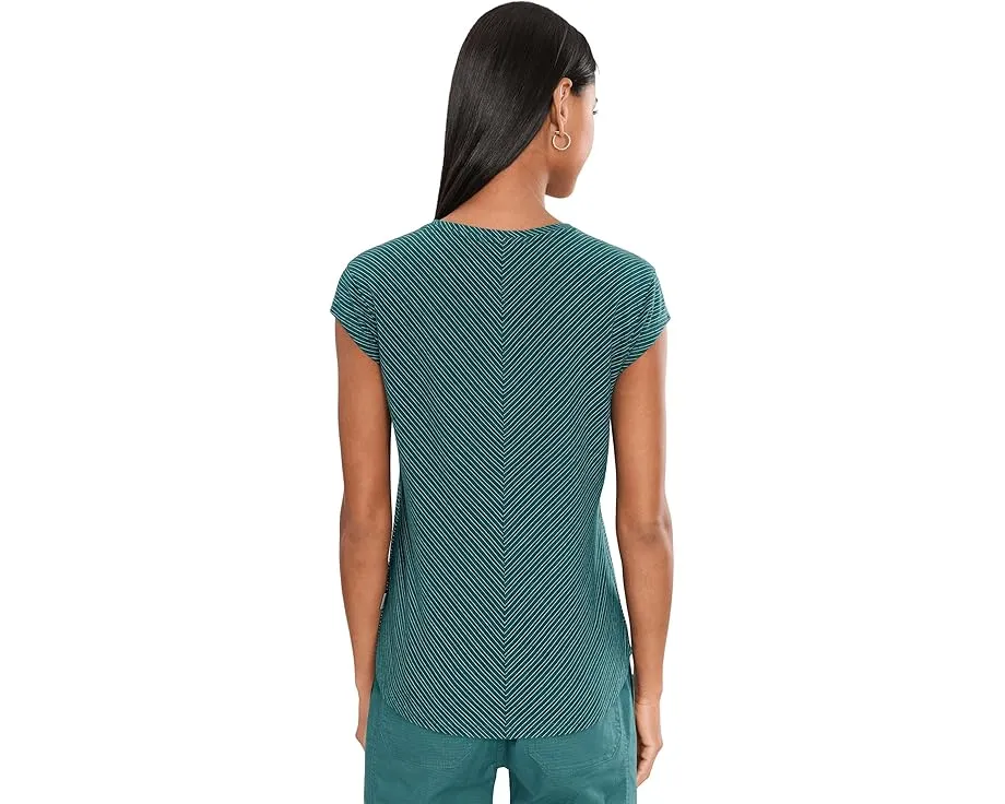 Футболка Royal Robbins Vacationer V-Neck Short Sleeve из смесовой ткани