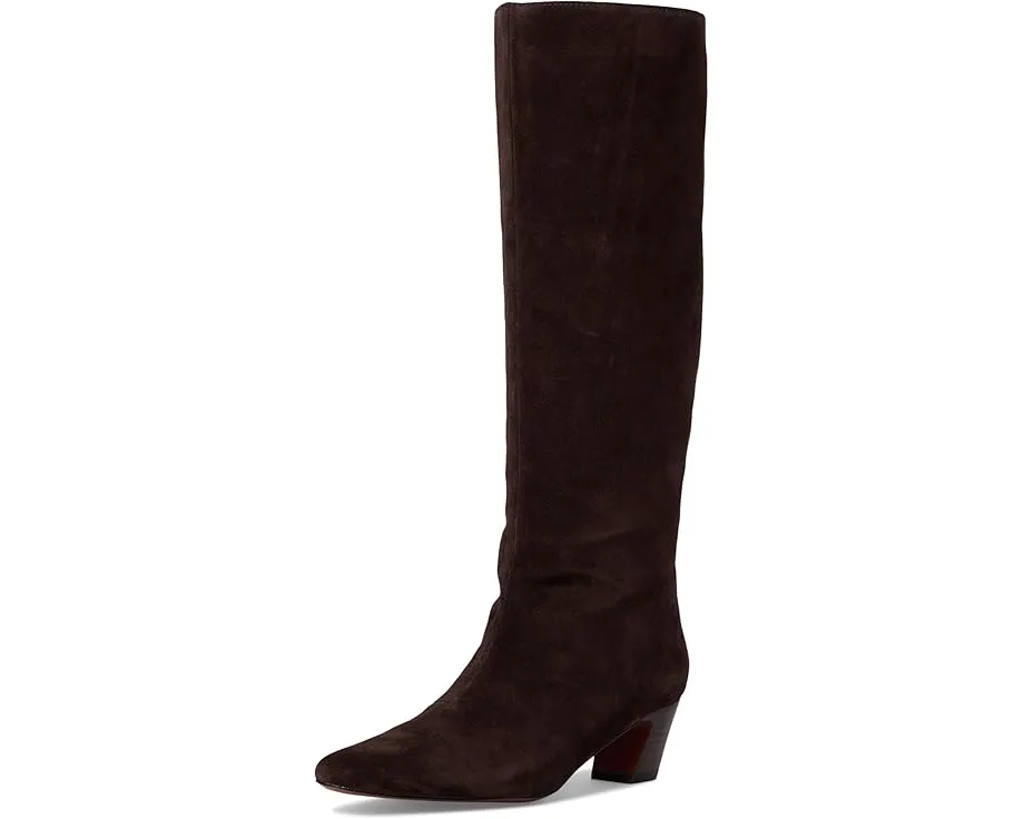 Сапоги Marley Kicked Heel Loeffler Randall из замши до колена