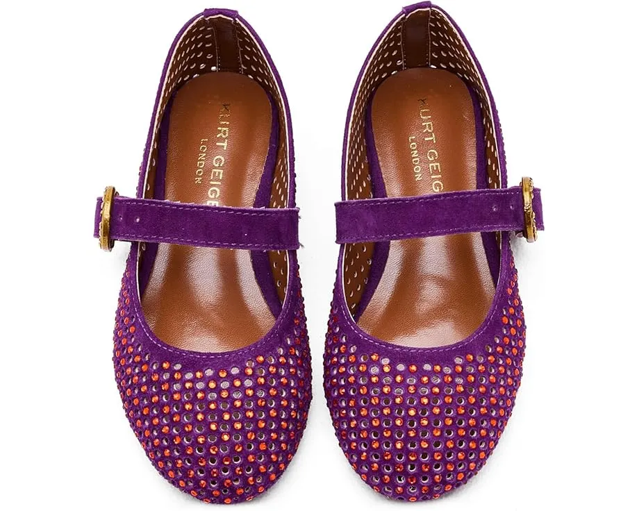 Балетки Kurt Geiger London Kids Mini Mayfair для детей с пряжкой