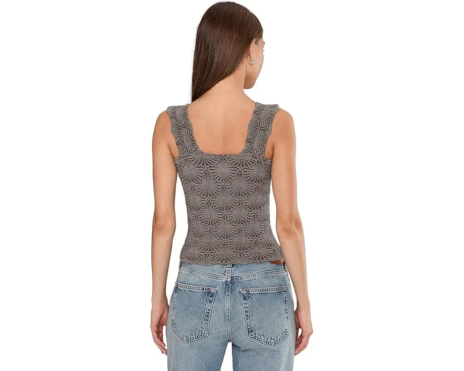 Топ Free People Love Letter Cami с цветочным жаккардом и рюшами