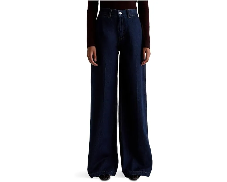 Брюки AG Deven с ультра высокой посадкой и широкими штанинами