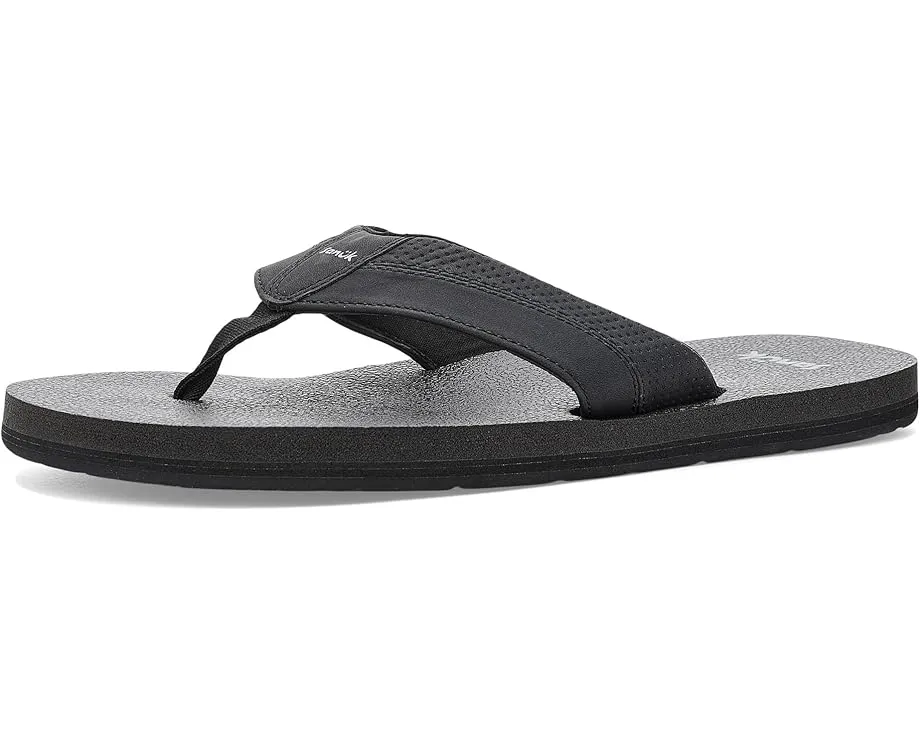 Сандалии Sanuk Beer Cozy Iv с перфорированным верхом и стелькой Yoga Mat