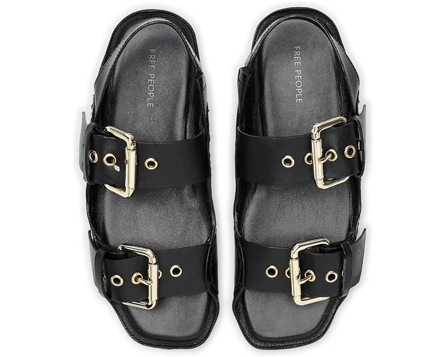 Сандалии Blossom Buckle с массивной пряжкой и стрейч вставкой Free People