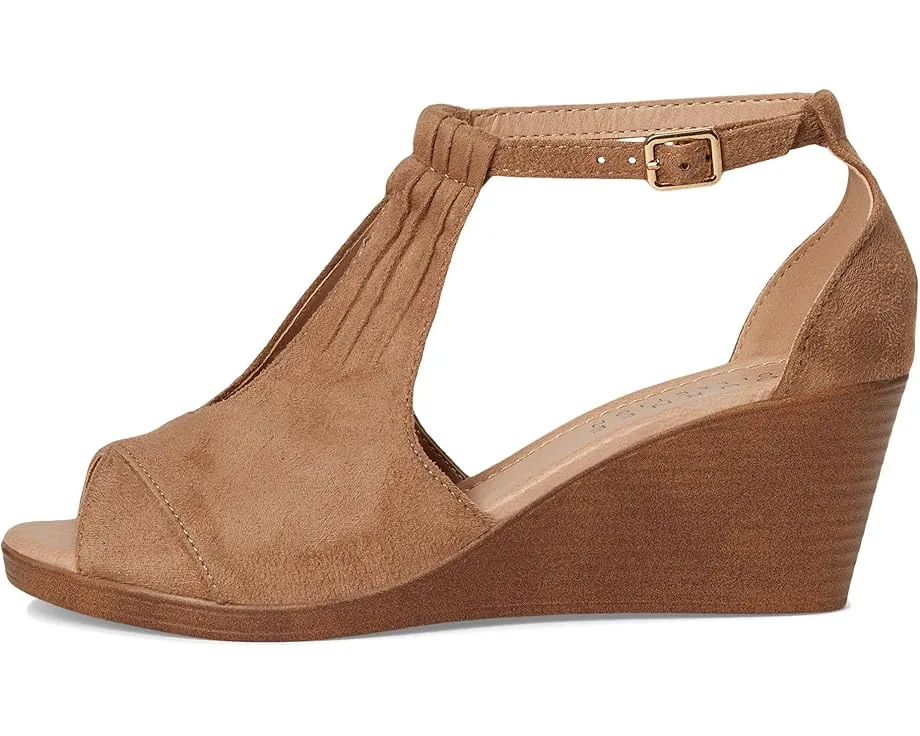 Босоножки Journee Collection Kedzie на платформе с ремешками и вырезом