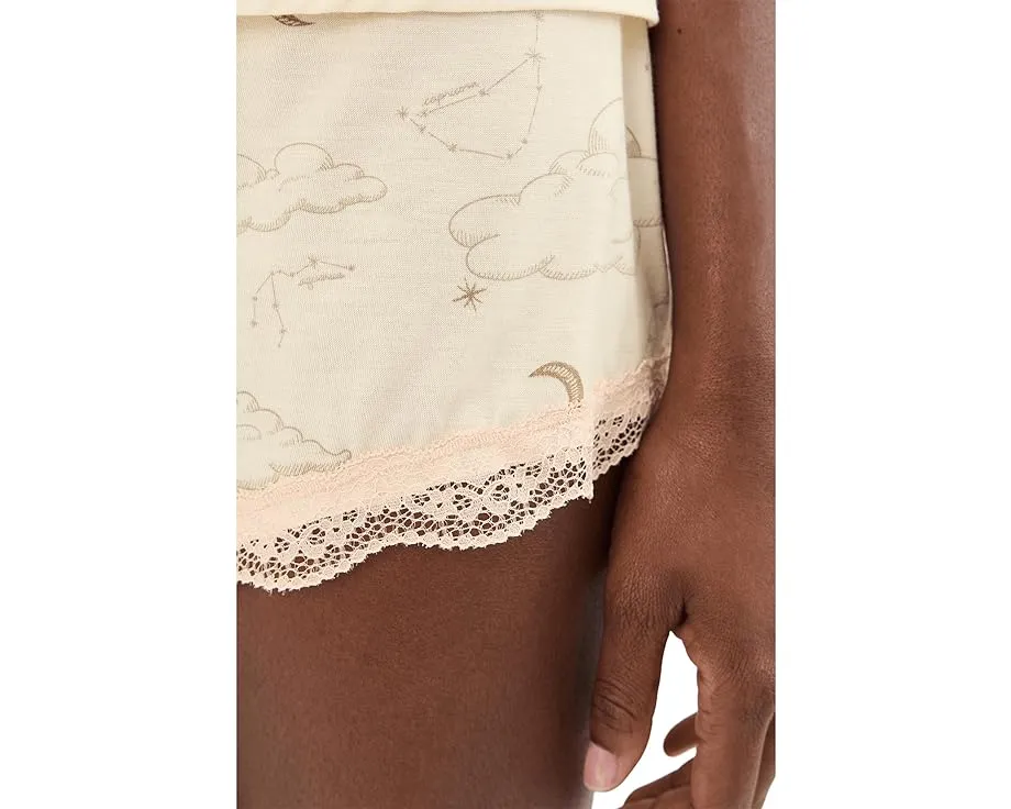 Комплект HONEYDEW All American с майкой и шортами из джерси с кружевом