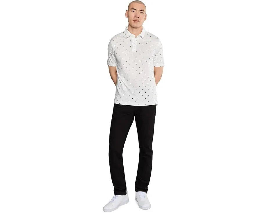 Поло Armani Exchange с логотипом All Over из хлопка пике в классическом крое