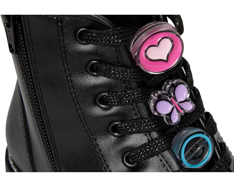 Steve Madden Kids Ботинки Wriley с глянцевым покрытием и массивной подошвой