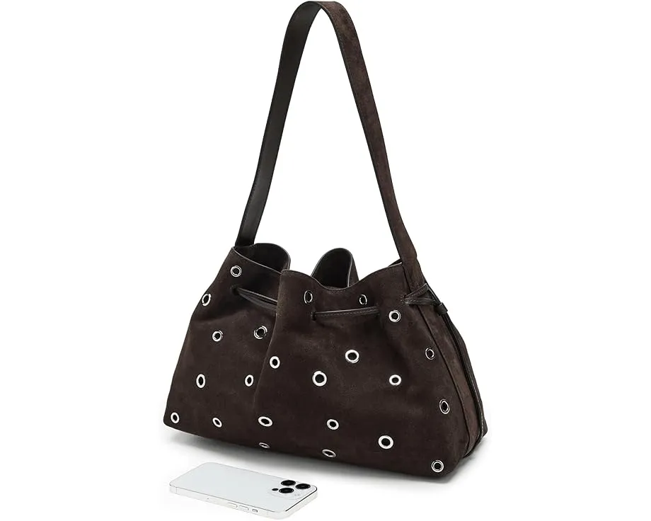 Сумка-шопер The Drawstring Shoulder Bag из кожи Madewell