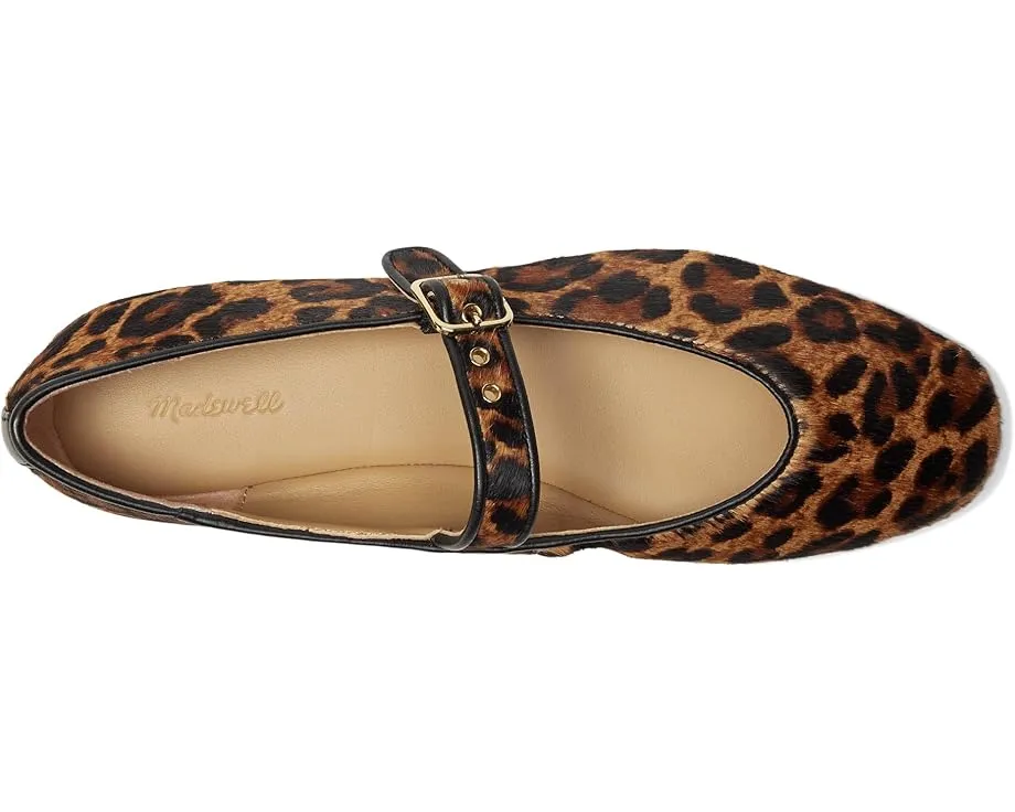 Балетки Madewell Remy Mary Jane с ремешком и принтом под телячью кожу