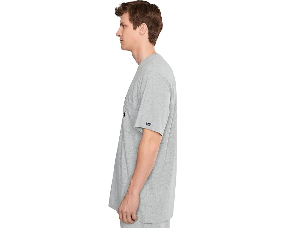 Футболка Polo Ralph Lauren с карманом и коротким рукавом из сетки