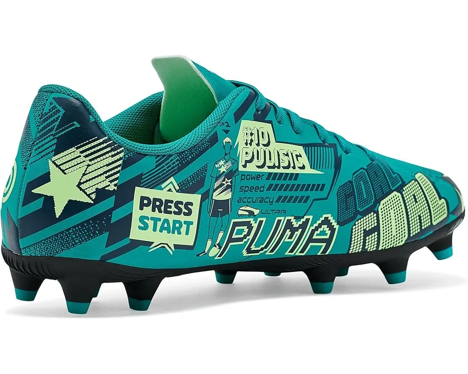 Детские футбольные бутсы PUMA Ultra Pulisic для искусственного покрытия с шипами для подвижности