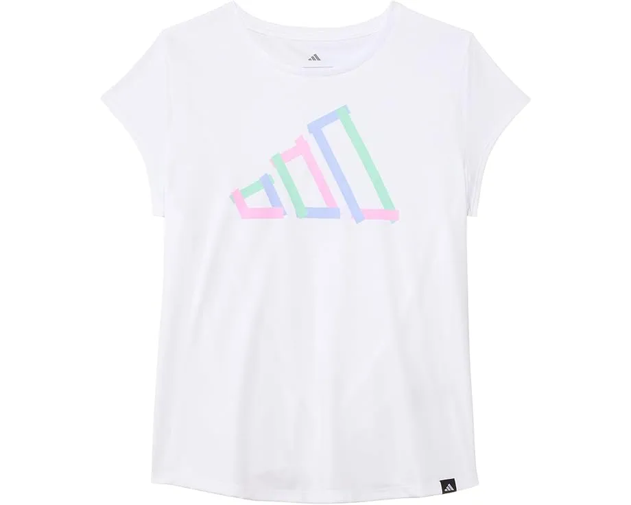 Футболка adidas Kids Cap Sleeve Poly из переработанного полиэстера