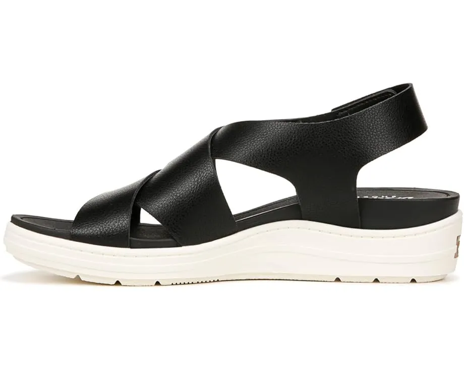 Сандалии Dr. Scholl's Time Off Sea с перекрестными ремешками и поддержкой свода стопы