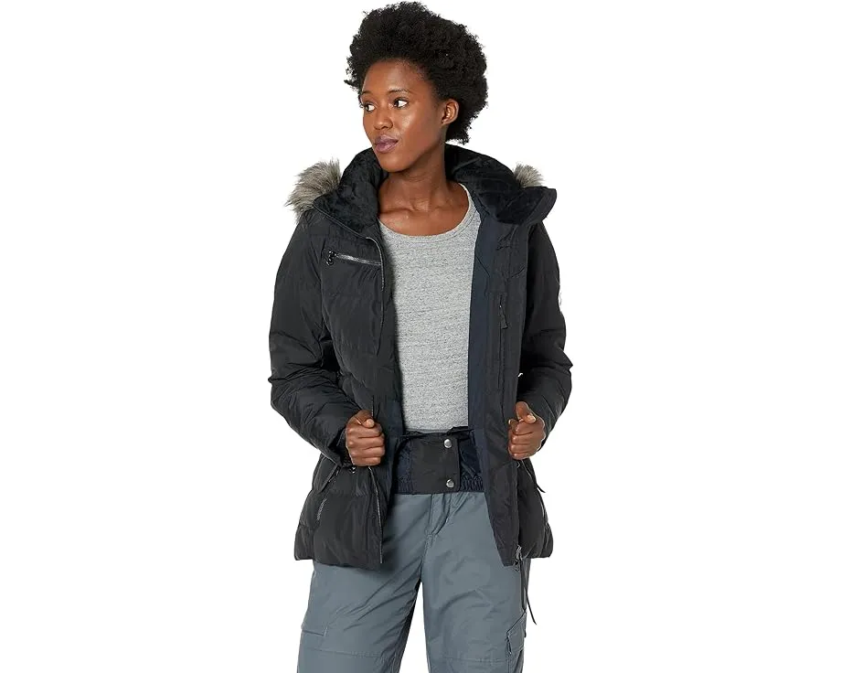 Пуховая куртка Obermeyer Circe Down с капюшоном и светоотражающими деталями