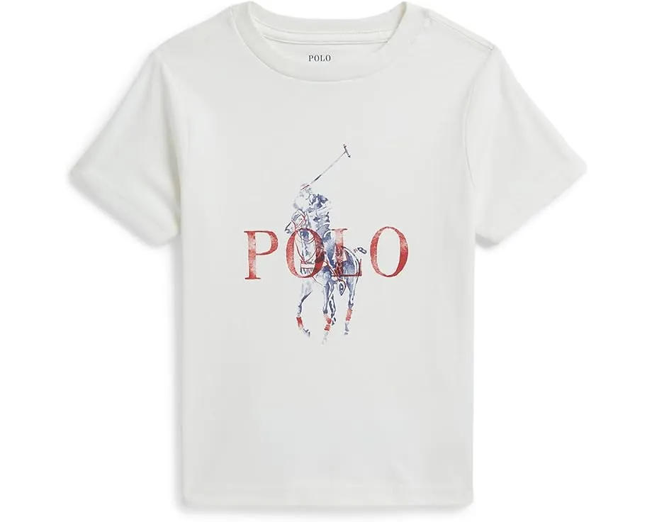 Футболка Big Pony из хлопкового джерси для малышей и детей Polo Ralph Lauren Kids