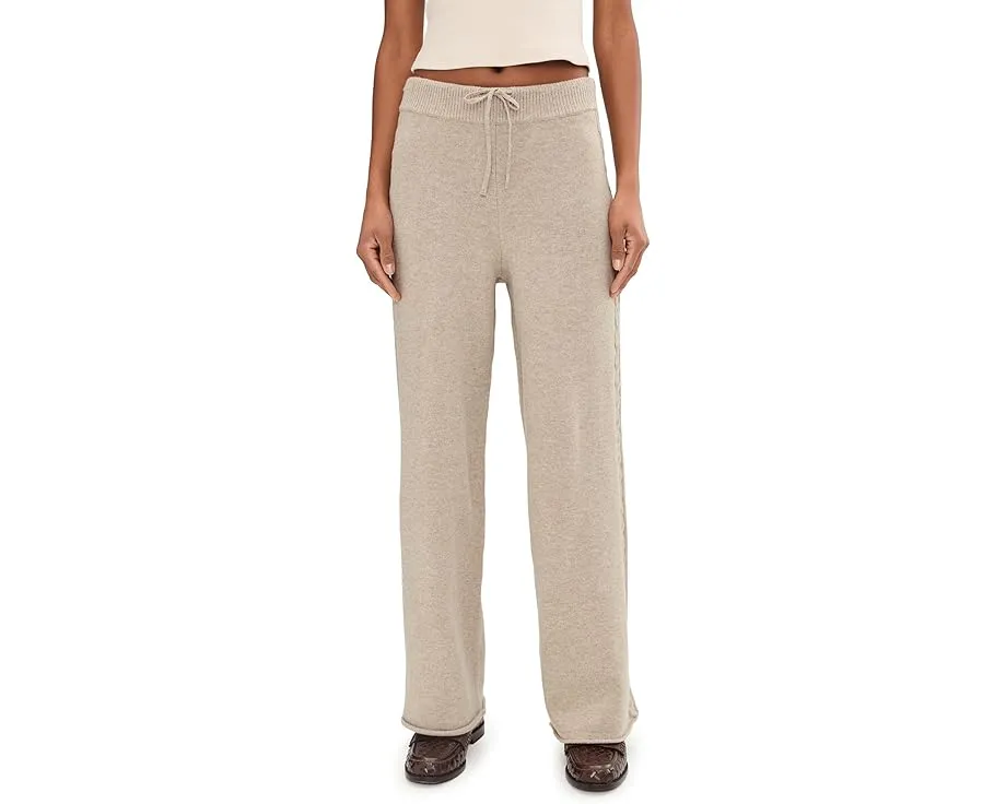 Splendid утепленные брюки Jet Set Sweater Pants с широкими штанинами