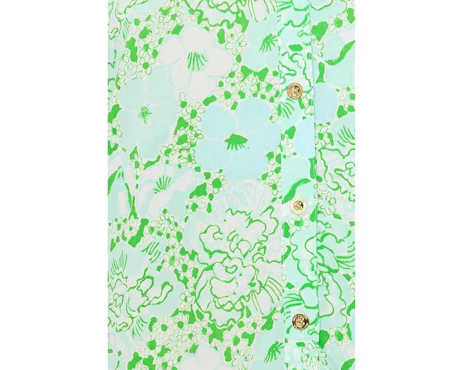 Туника Shaley Tunic Dress Lilly Pulitzer с воротником рюш и пуговицами
