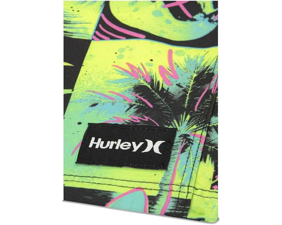 Шорты Hurley Kids Checker Doodle Boardshorts с клетчатым принтом