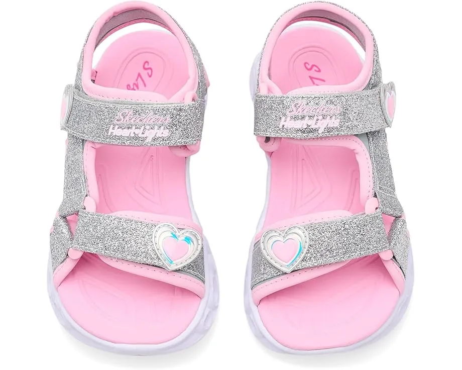 Детские сандалии SKECHERS KIDS S Lights с подсветкой в виде сердечек