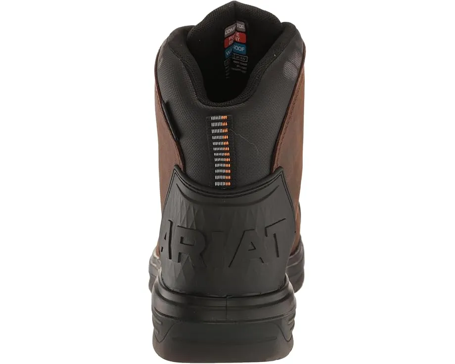 Водонепроницаемые рабочие ботинки Ariat Turbo Outlaw 6 дюймов с карбоновым мыском CSA