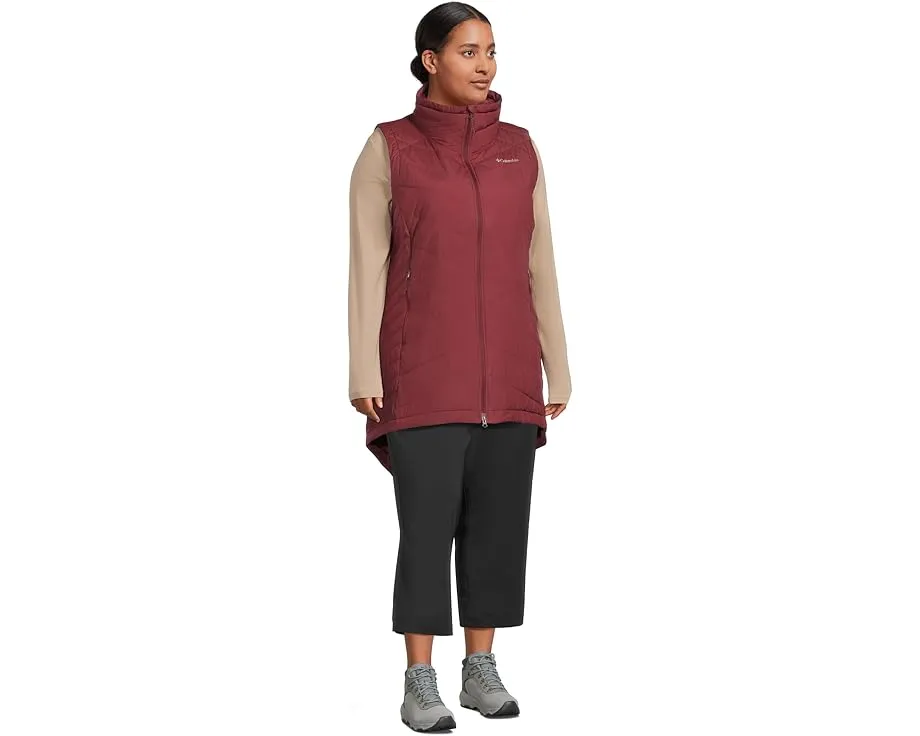 Columbia Plus Size удлиненный жилет Heavenly II с технологией Omni-Heat
