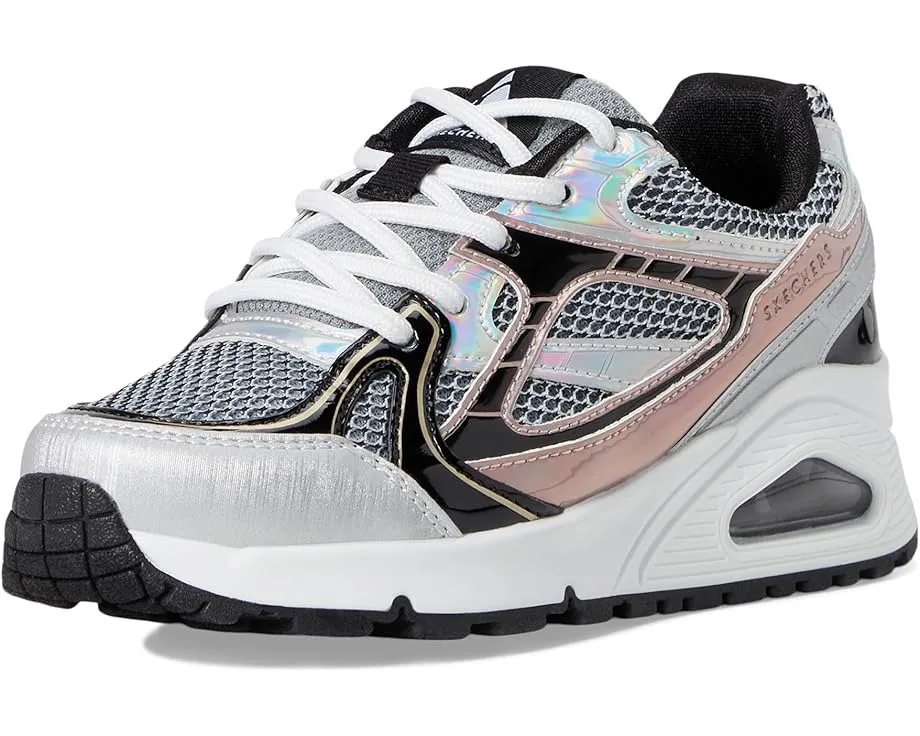 Детские кроссовки SKECHERS KIDS Uno Gen1-Platinum Flash на шнурках