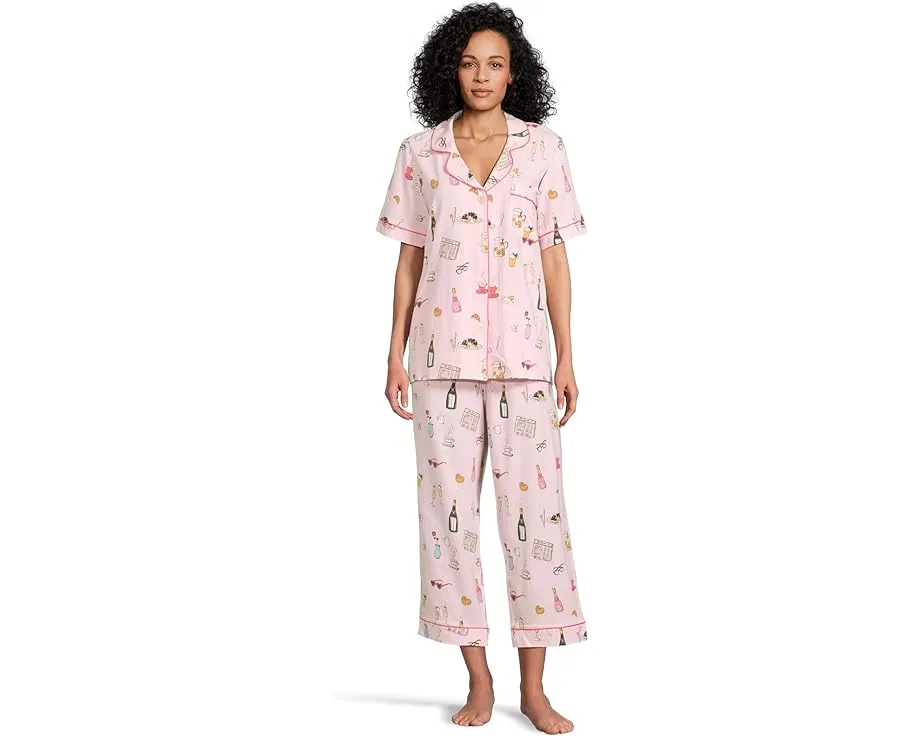 Пижамный комплект Bedhead PJs с коротким рукавом и укороченными брюками