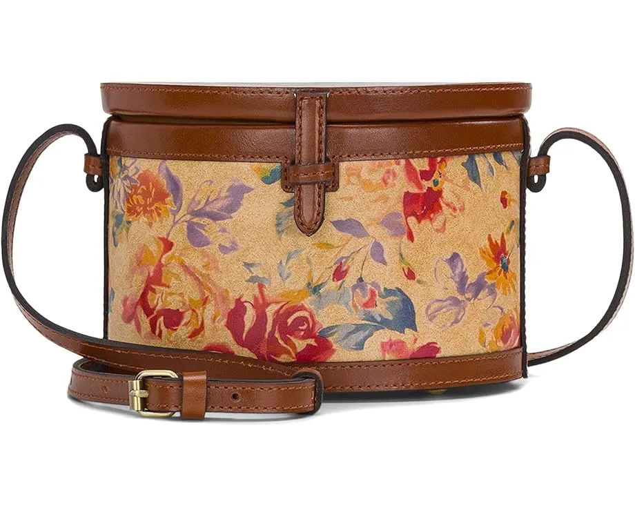 Круглая сумка кроссбоди Patricia Nash Nomiki с цветочным принтом