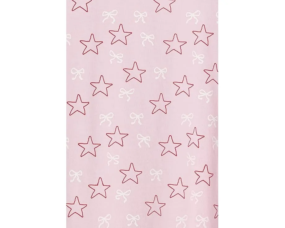 Хлопковое платье-топ Cotton Jersey Tank Dress для детей Chaser Kids с принтом звезд