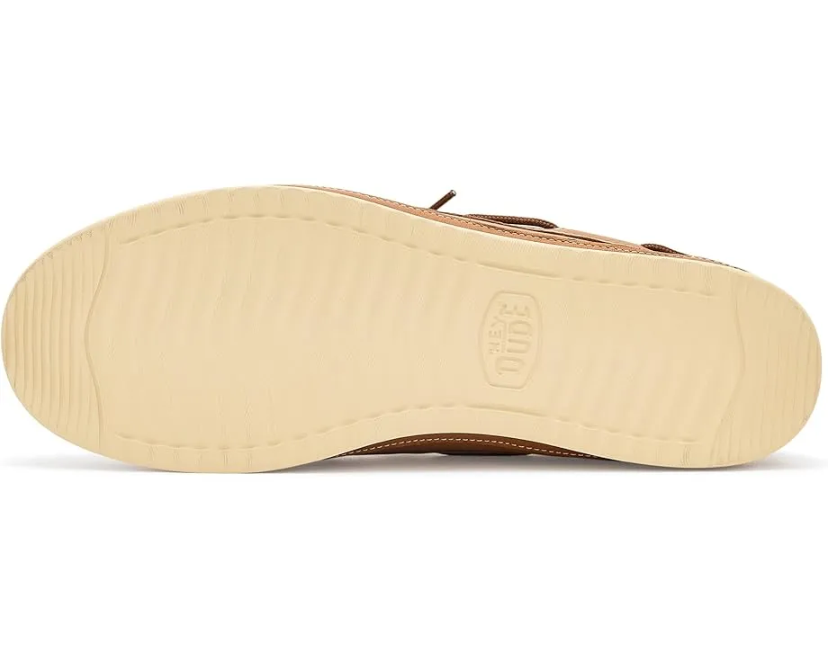 Обувь Hey Dude Harbor Lo Craft Leather на эластичных шнурках