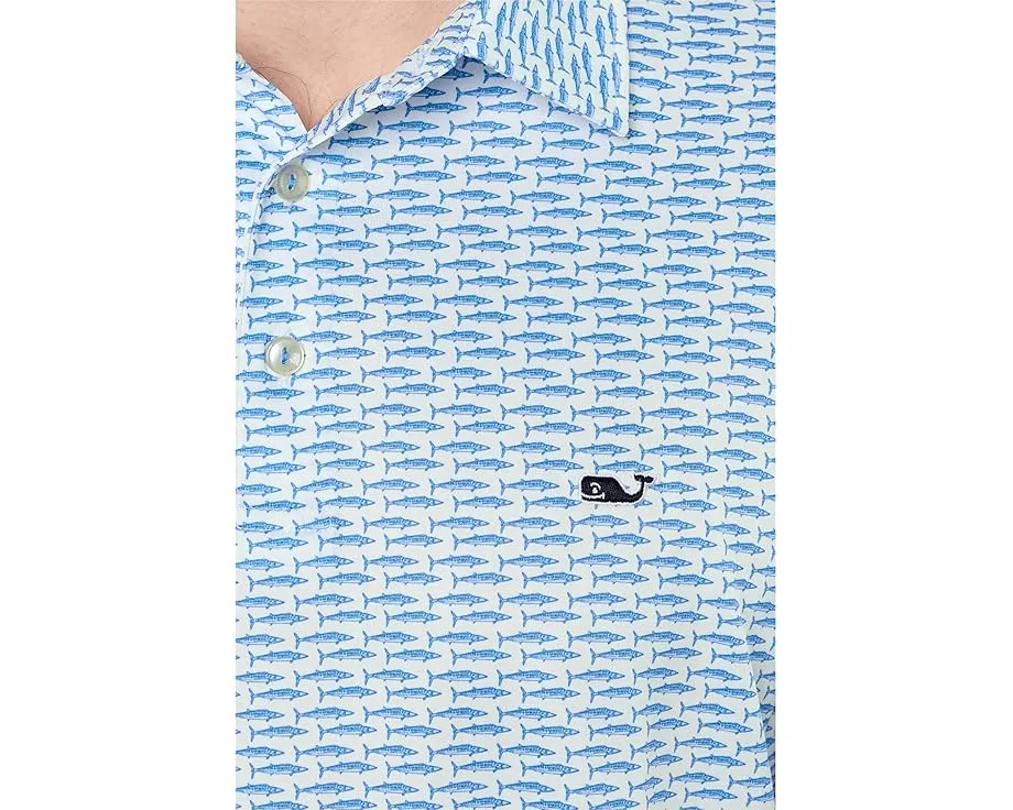 Поло Printed Sankaty от Vineyard Vines с защитой UPF 50+
