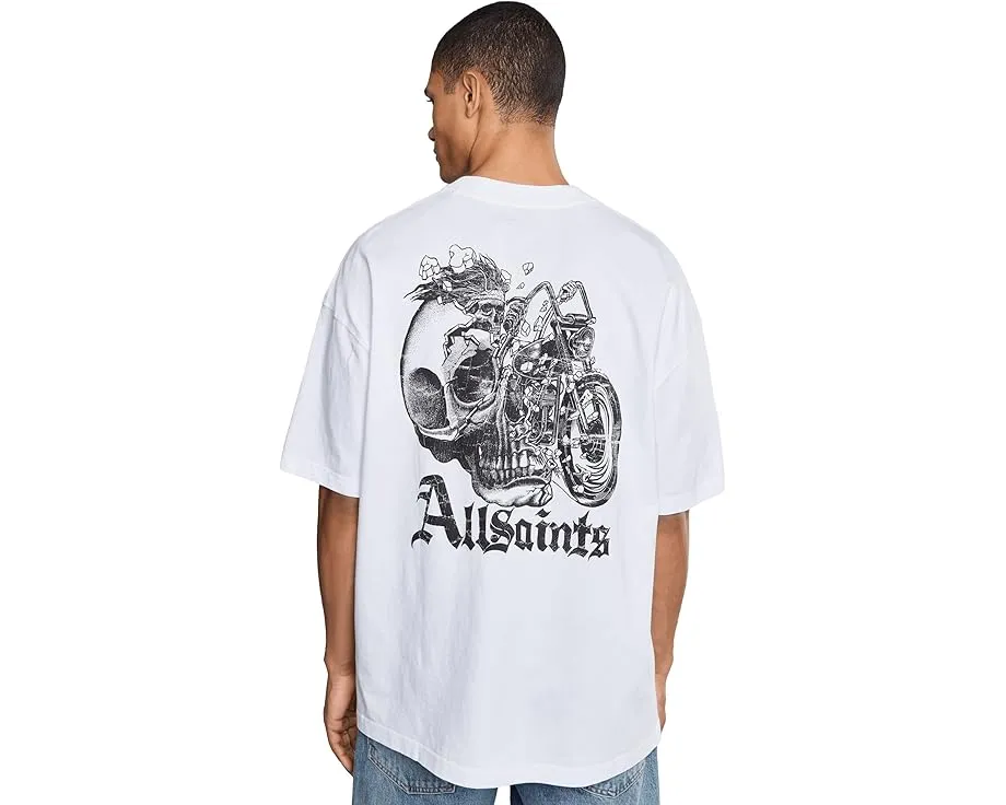 Футболка Panhead с принтом на груди и спине AllSaints