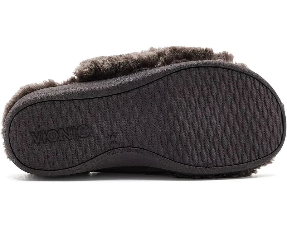 Relax II открытые тапочки VIONIC с искусственным мехом