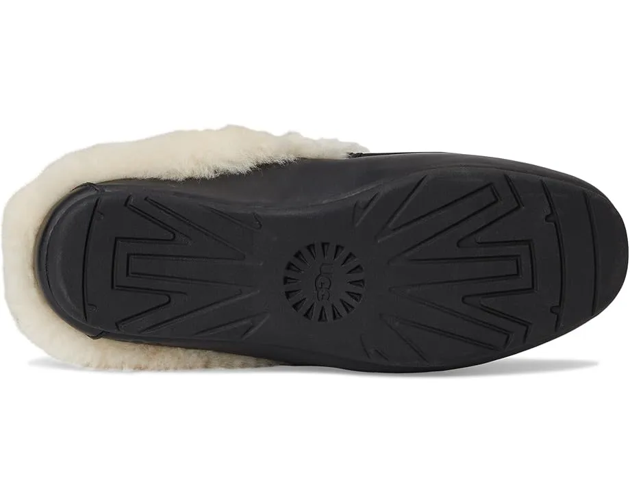 UGG Ansley Mule Leather мюли из кожи с подкладкой из переработанной шерсти