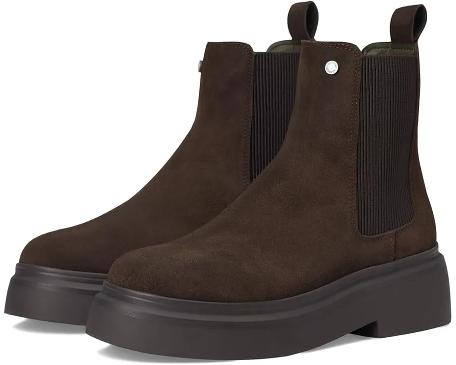 Chelsea ботинки Barbour Celina из гладкой кожи с платформенной подошвой