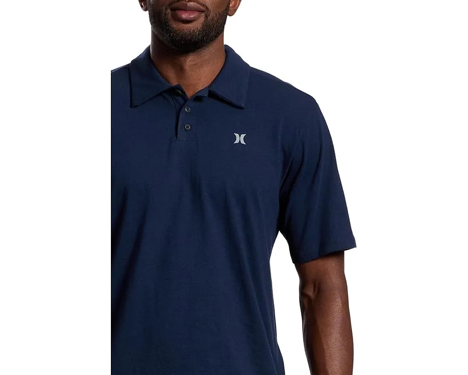 Polo Hurley Icon Slub с коротким рукавом и принтом на груди