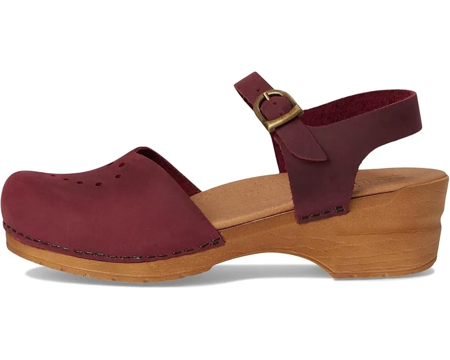 Sanita Heart профессиональные сандалии с закрытым носком из промасленной кожи