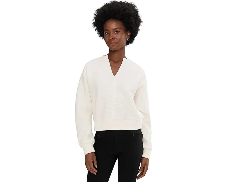 Топ Sanctuary Split Neck Ribbed с разрезом на горловине и ребристым трикотажем