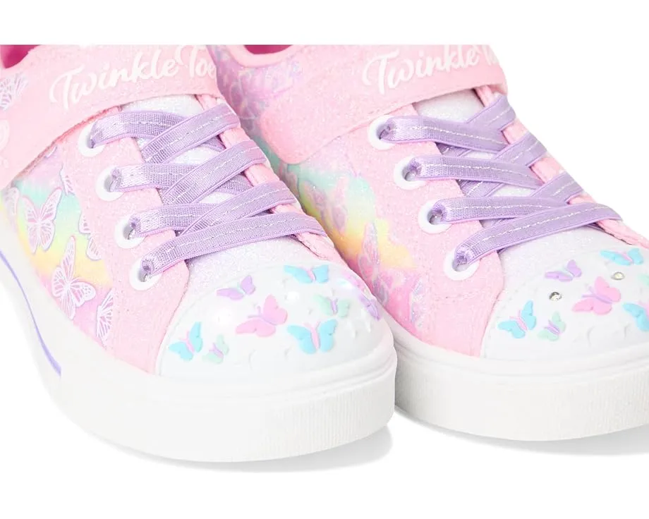 Детские кроссовки Skechers Twinkle Sparks с подсветкой и бабочками