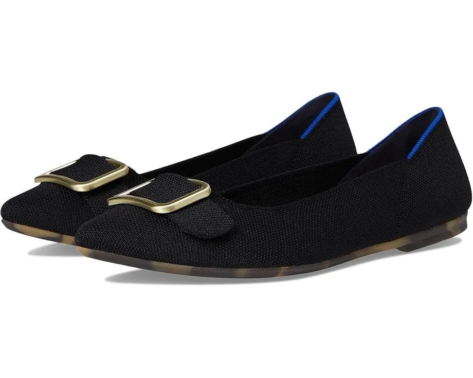 Балетки Rothy's The Emblem Point II с металлическим декором