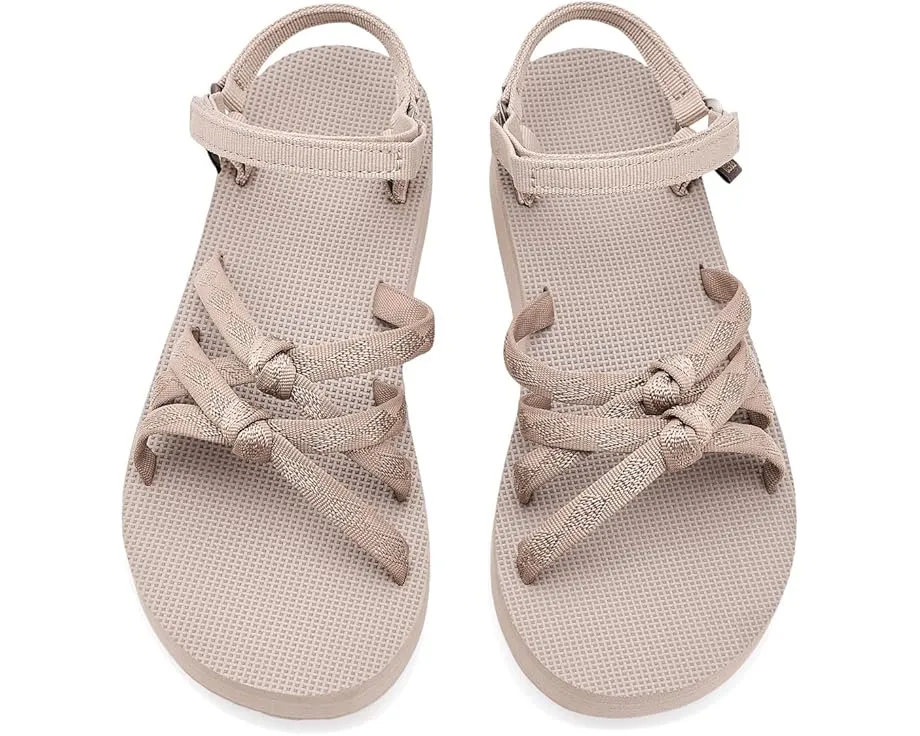 Сандалии Teva Midform Kena Slim с узлами на ремнях и мягкой стелькой EVA