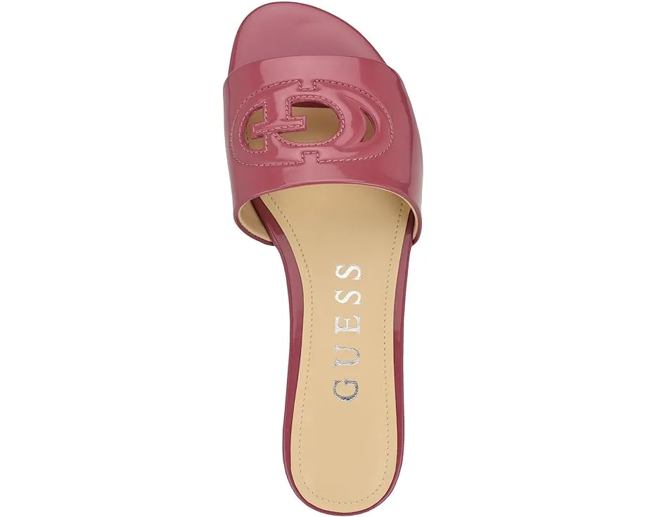 GUESS сандалии Tashia с вырезом логотипа и круглым носком