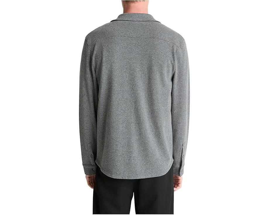 Рубашка Vince Solid Knit из мягкого вельветового вельветона