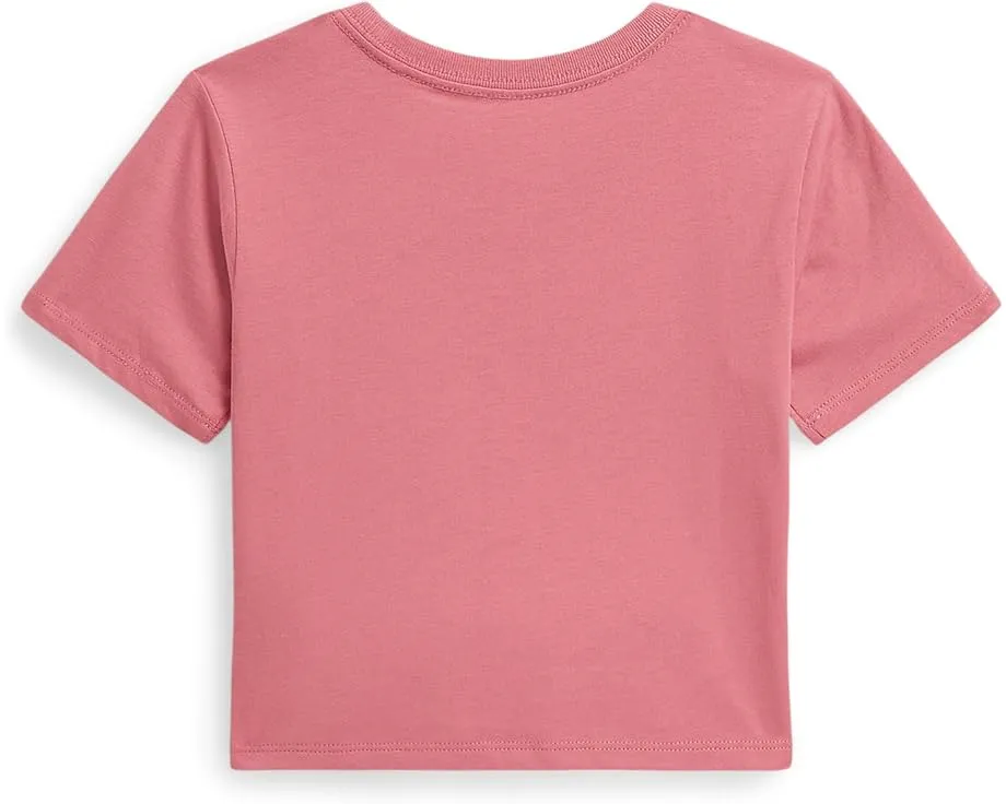 Футболка Polo Bear из хлопкового джерси с бокси силуэтом для малышей и детей