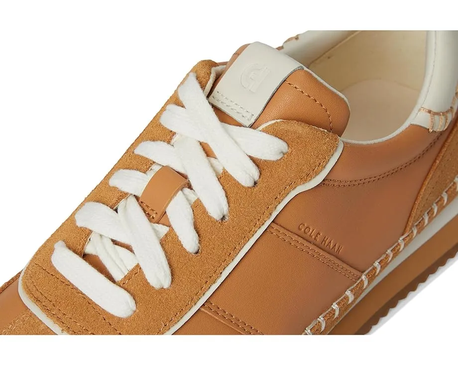 Кроссовки Cole Haan Grandpro Premier Runners из кожи и замши с квадратным носком